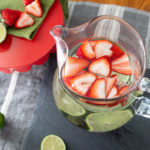 strawberry lime water