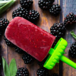 Blackberry and Sage popsicles
