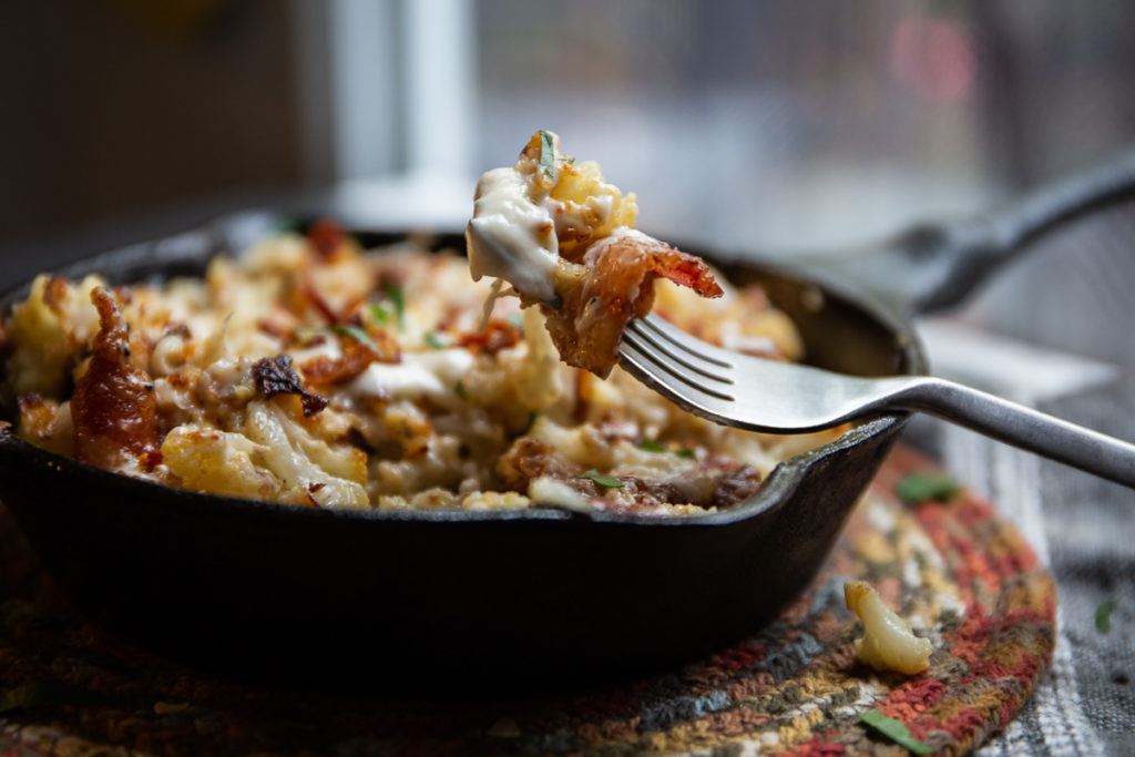 mac and cheese with bacon Keto Side Dish Recipe