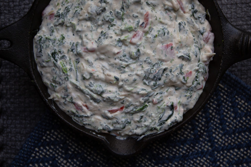 Spinach and Roasted Red Pepper Dip
